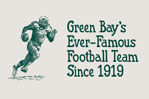 Packers Print Typeface