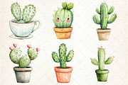 Cactus Doodle Sublimation Clipart, an Illustration by Dream Creation (Thumbnail 4 of 6)