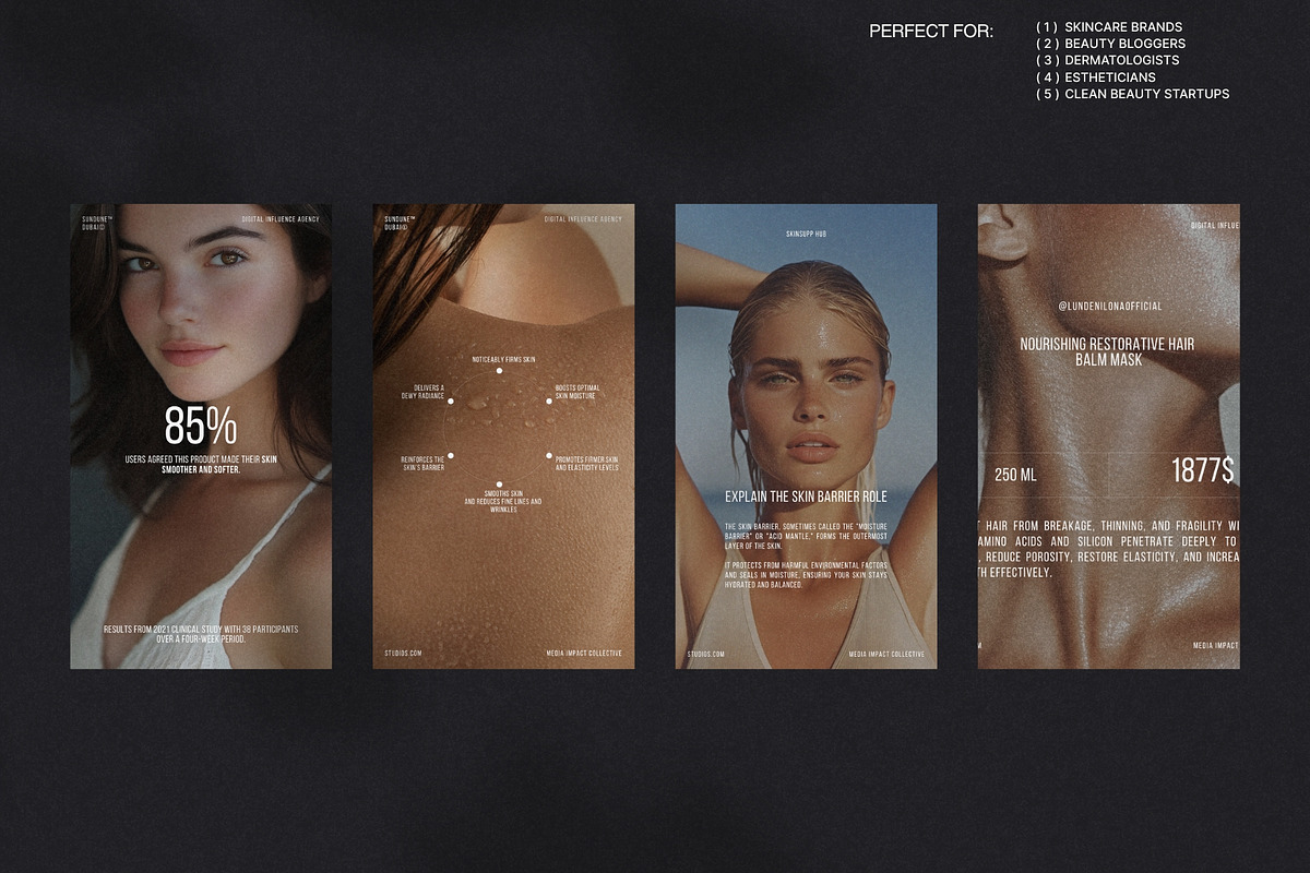 Canva Templates for Skincare Kit preview 2