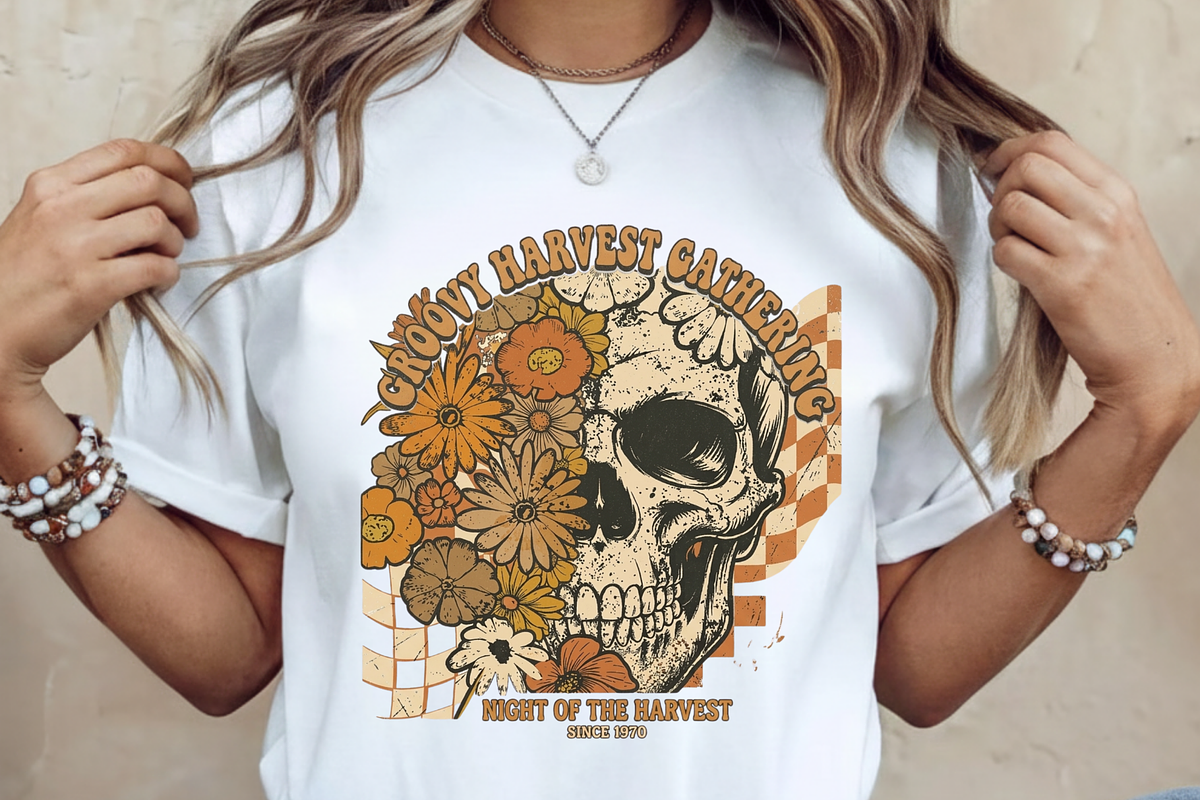 Retro Floral Skeleton PNG, Halloween, a Graphic by Vector Portal (Photo 2 of 8)