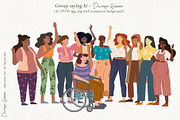 Diverse Women Illustration Pack, a Person Illustration by Motion-Box (Thumbnail 9 of 11)
