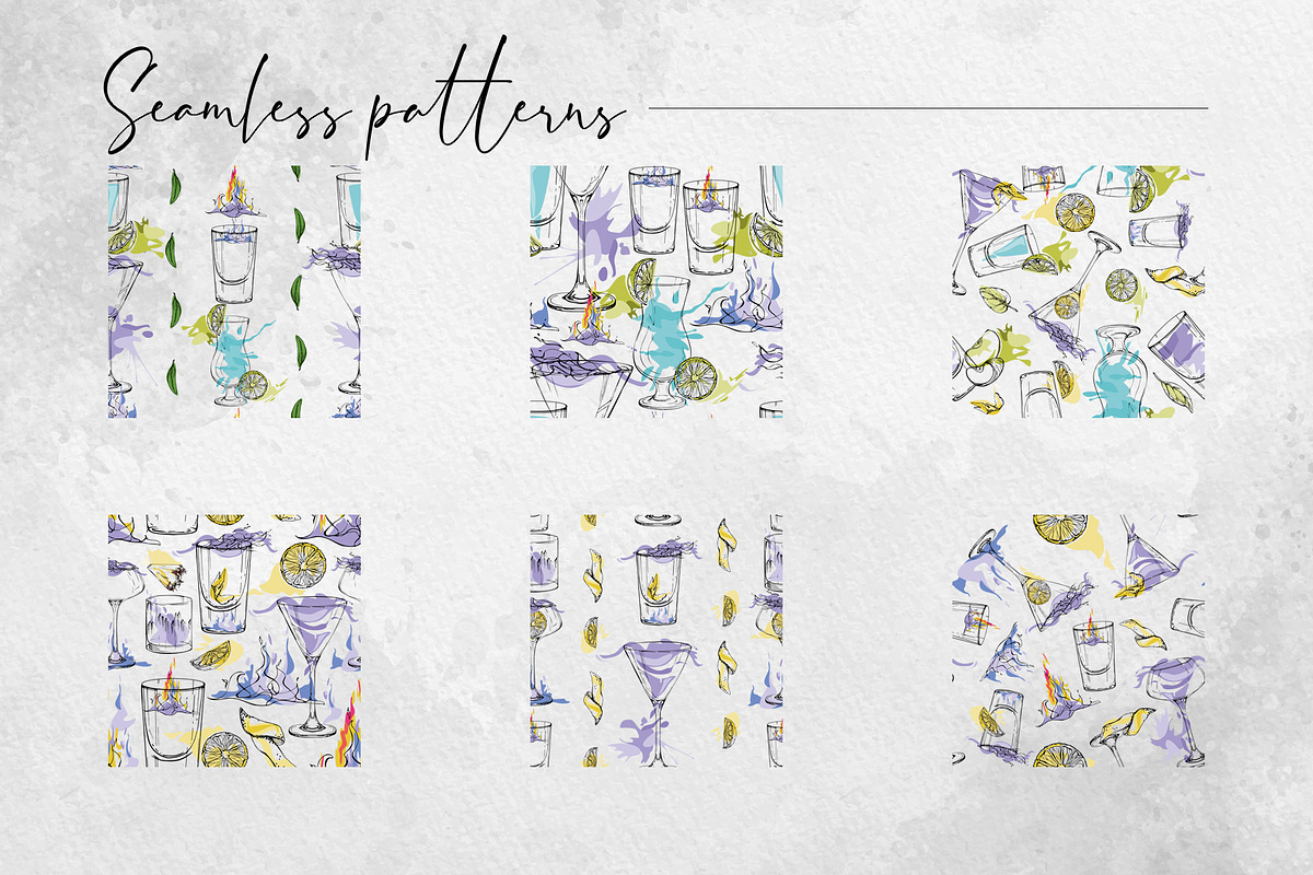 Electric cocktails, a Food Illustration by MsFlaffy (Photo 12 of 12)