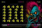 Brutal Rioter Typeface, a Script Font by alit design (Thumbnail 2 of 20)