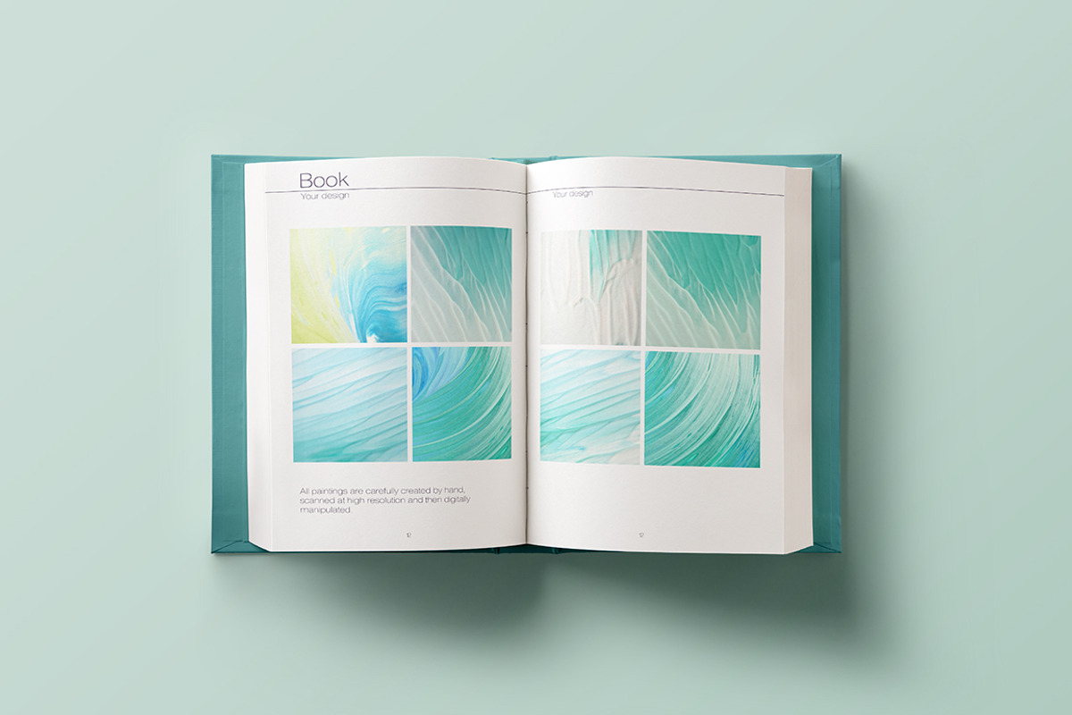 Abstract Turquoise Backgrounds, a Texture Graphic by nkate (Photo 3 of 6)