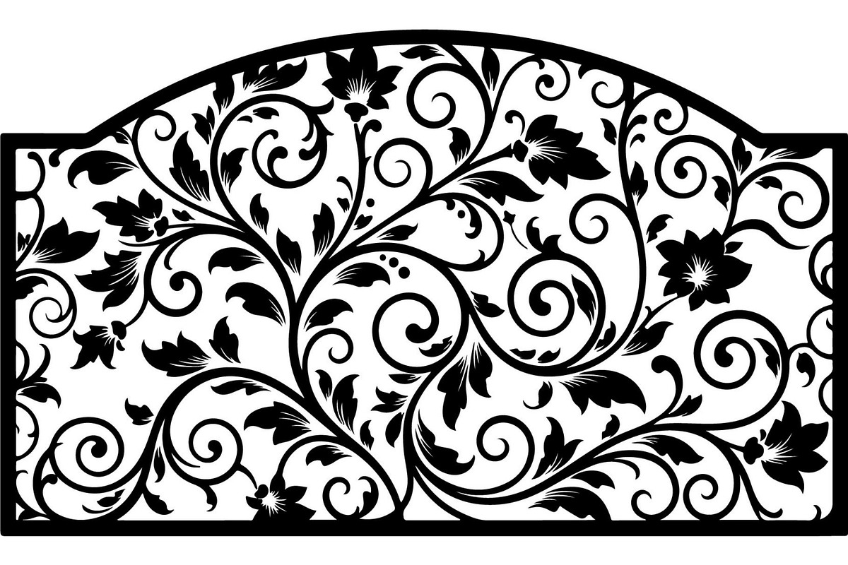 Vintage Ornamental Arch Frame Vector, a Decorative Illustration by Designer_Momina (Photo 11 of 21)