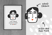 Cute people faces collection, a Graphic by Murvin (Thumbnail 9 of 11)