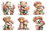 Mother’s Day Teddy Bear Clipart, an Illustration by Daily.Designs (Thumbnail 6 of 8)
