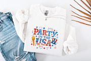 Retro 4th of July Sublimation, an Illustration by SharpMarketplace (Thumbnail 4 of 9)