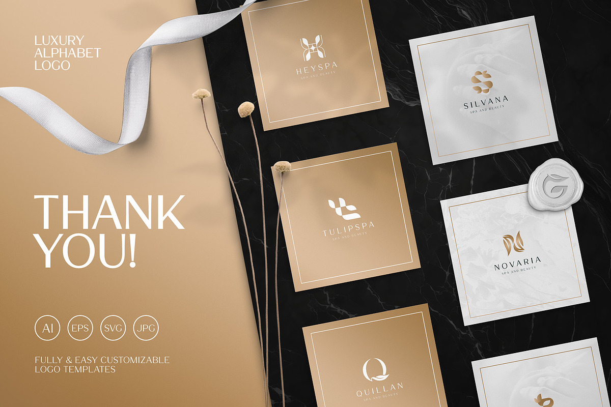Luxury Alphabet Logo Template, a Branding & Logo Template by Rukuru Studio (Photo 6 of 6)