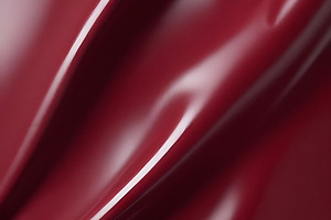 Deep maroon fabric draped elegantly on a surface, showcasing smooth texture and