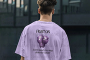 Boxing Clipart, Black Boxer, Fitness, a Person Illustration by BrushstrokeArtGB (Thumbnail 9 of 9)