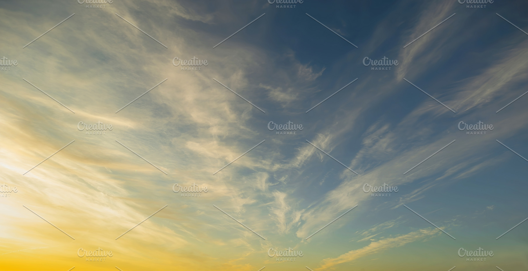 Sky and clouds sunset background., a Nature Photo by Shootdiem