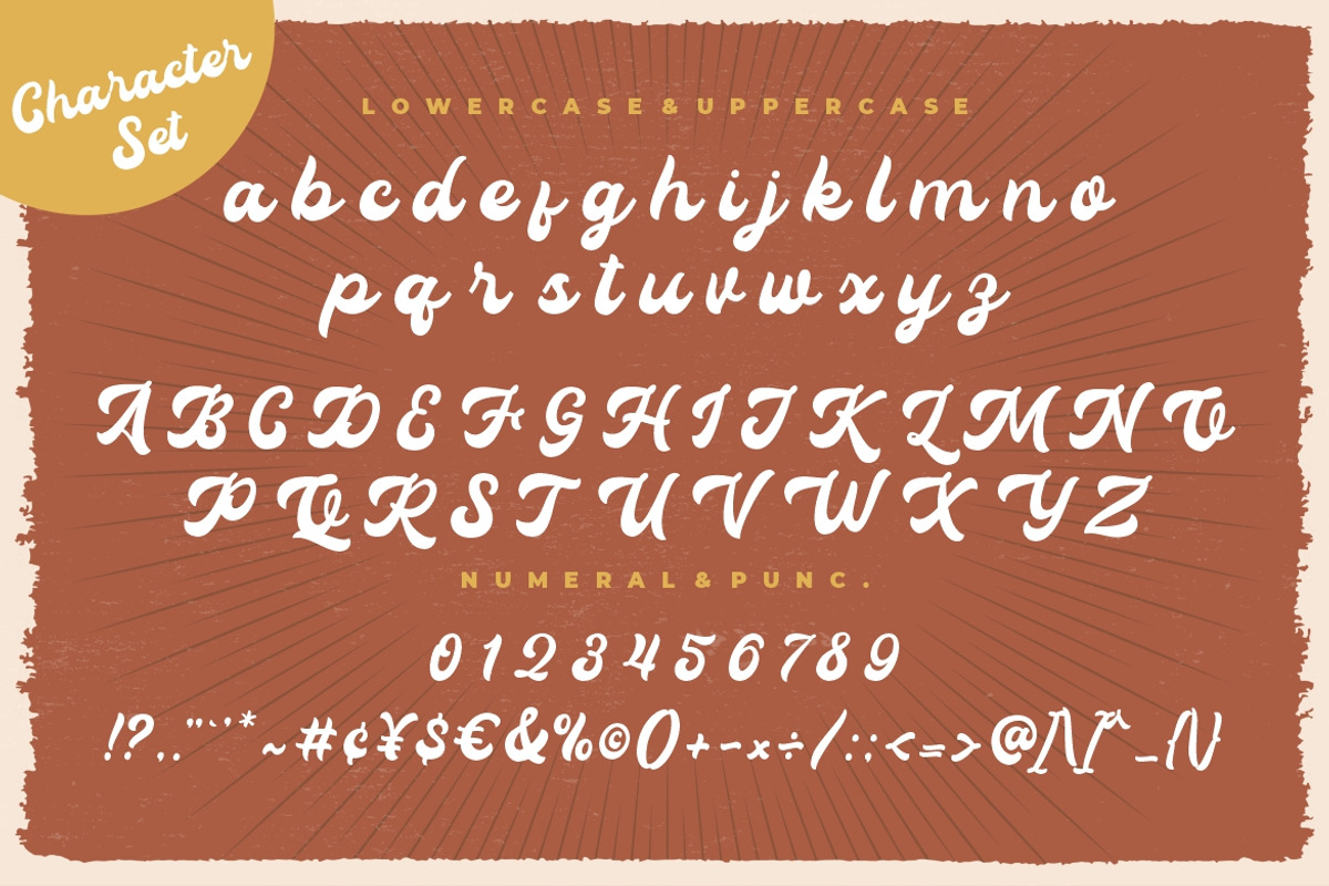 Klassik Style Retro Bold Script, a Script Font by Creatype Studio (Photo 9 of 9)