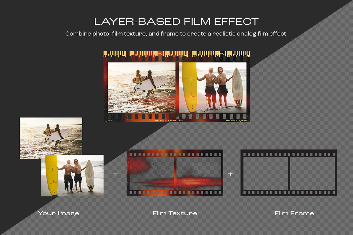 Analog Film Strip Frame Template, a Mockup by DesignerCandies (Photo 6 of 13)