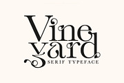 Vineyard - Serif Typeface, a Serif Font by Tropical Type (Thumbnail 1 of 10)
