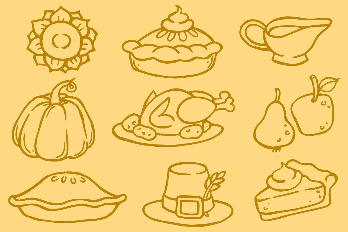 Cozy autumn. doodle collection, a Seasonal Illustration by made by Tanya (Photo 3 of 6)