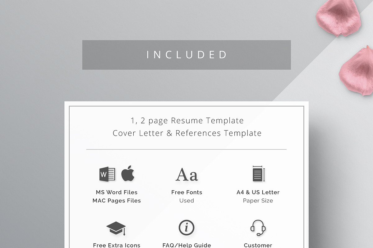 Word Resume & Cover Letter Template, a Resume Template by DemeDesign (Photo 6 of 6)