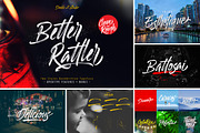 YEAR END FONT BUNDLE, a Script Font by DoubleZ Studio (Thumbnail 2 of 12)