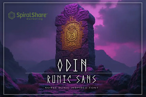 Odin Runic Sans Norse Typeface
