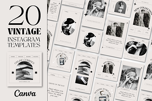 Vintage Canva Templates Bonus