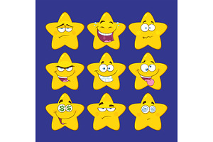 Funny Yellow Star. Collection - 2