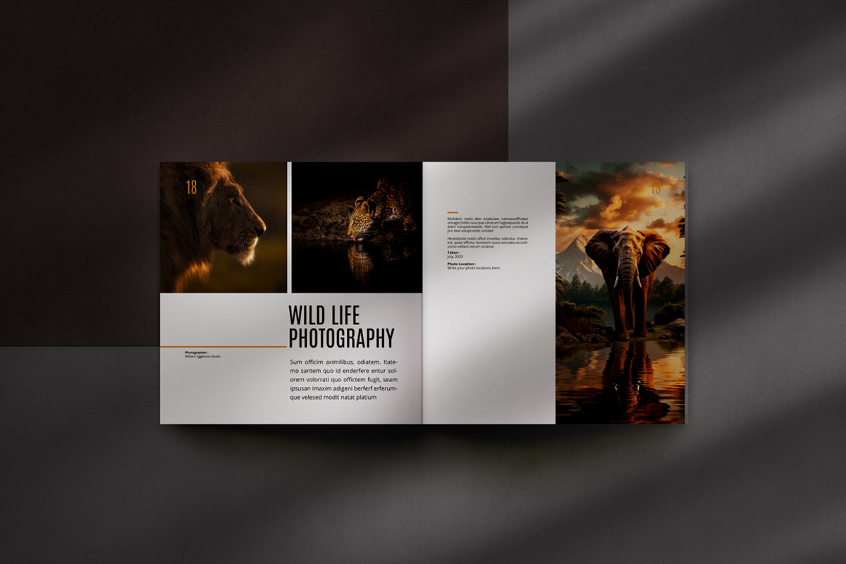 Photography Portfolio Template, a Brochure Template by adekfotografia (Photo 7 of 13)