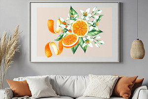 Orange Dreams Watercolor Collection