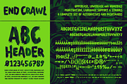 End Crawl - A Halloween Brush Font, a Font by Wingsart Studio (Thumbnail 2 of 15)