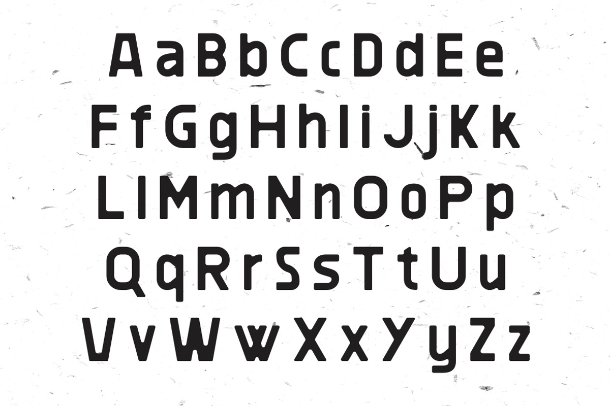 Revolution Typeface preview 3