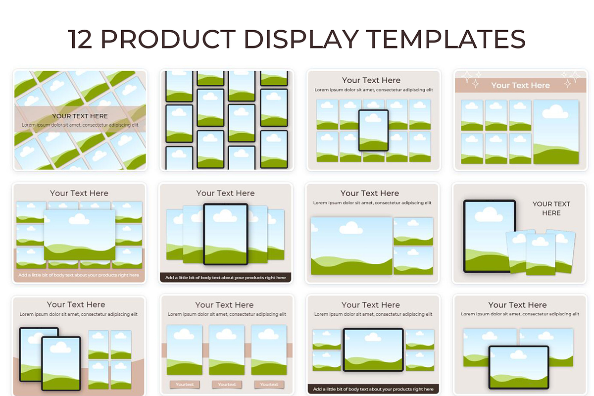 Printable Mockup Listing Template A4, a Books & Magazine Mockup by NoemieDesigns (Photo 3 of 5)