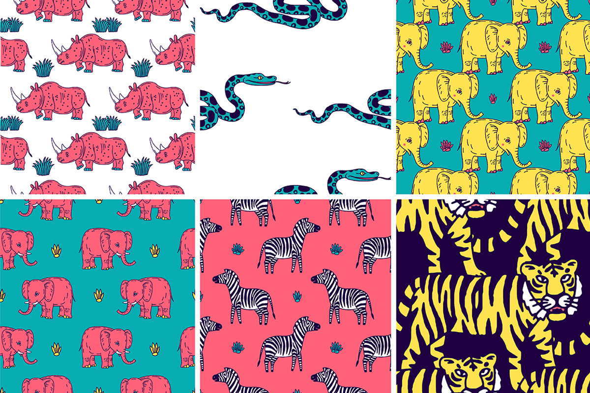 FUNNY JUNGLE 2, an Animal Illustration by Tanya Akhmett (Photo 7 of 10)