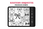 Procreate Stamps Western Coquette, a Brushes & More by Brush Lab (Thumbnail 2 of 7)