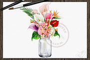 Tropical Big Pack Watercolor Clip, a Decorative Illustration by DioFlow (Thumbnail 15 of 26)