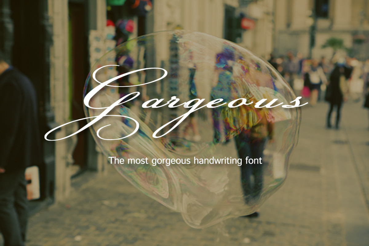 Gorgeous-Handwriting font