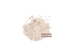 Elegant Organic Farm Logo, a Branding & Logo Template by HueNestify