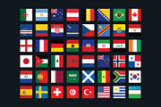 World Cup 2026 - Football Icon Flags, a Solid Icon by bvcreates (Thumbnail 5 of 5)