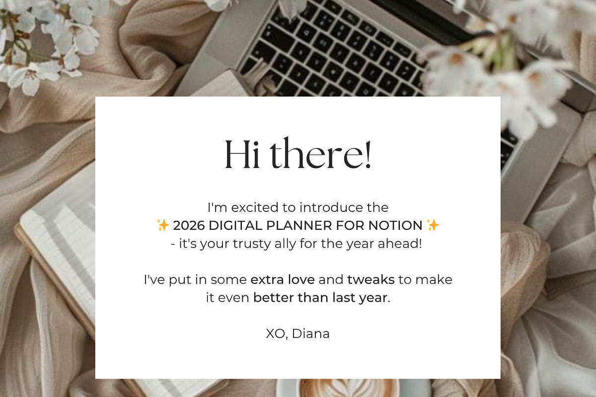 2026 Notion Planner Template, a Templates & Theme by AestheticOrganizer (Photo 6 of 10)