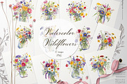 Wildflower in a Mason Jar PNG Images, an Object Graphic by ThingsbyLary (Thumbnail 1 of 10)