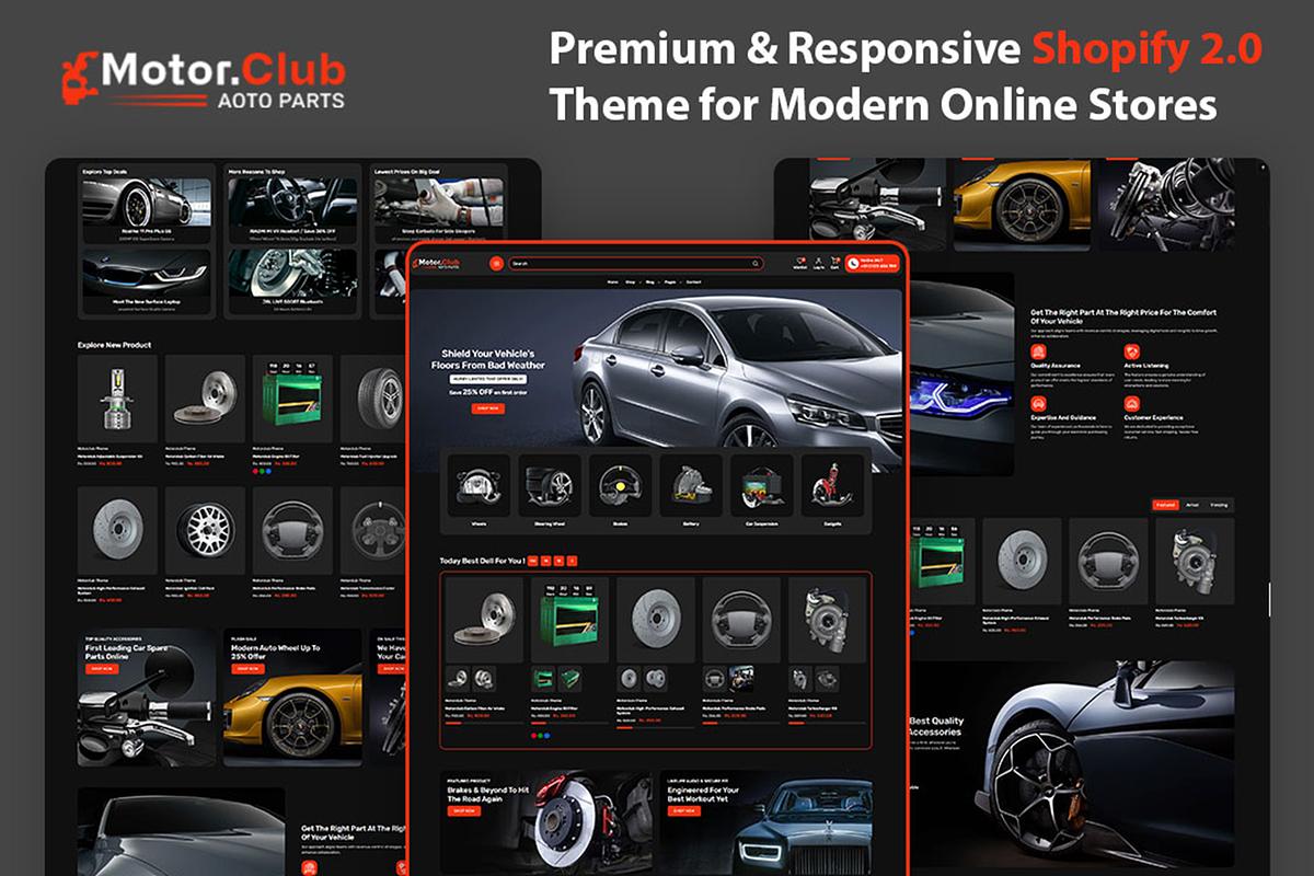 Auto Parts | Shopify Theme
