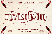 Elvishwild Font, a Script Font by Allouse Studio (Thumbnail 1 of 17)