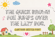 Playful Sketch - Cute Sketch Font, a Handwritten Font by KiddoGlyphs Studio (Thumbnail 2 of 3)