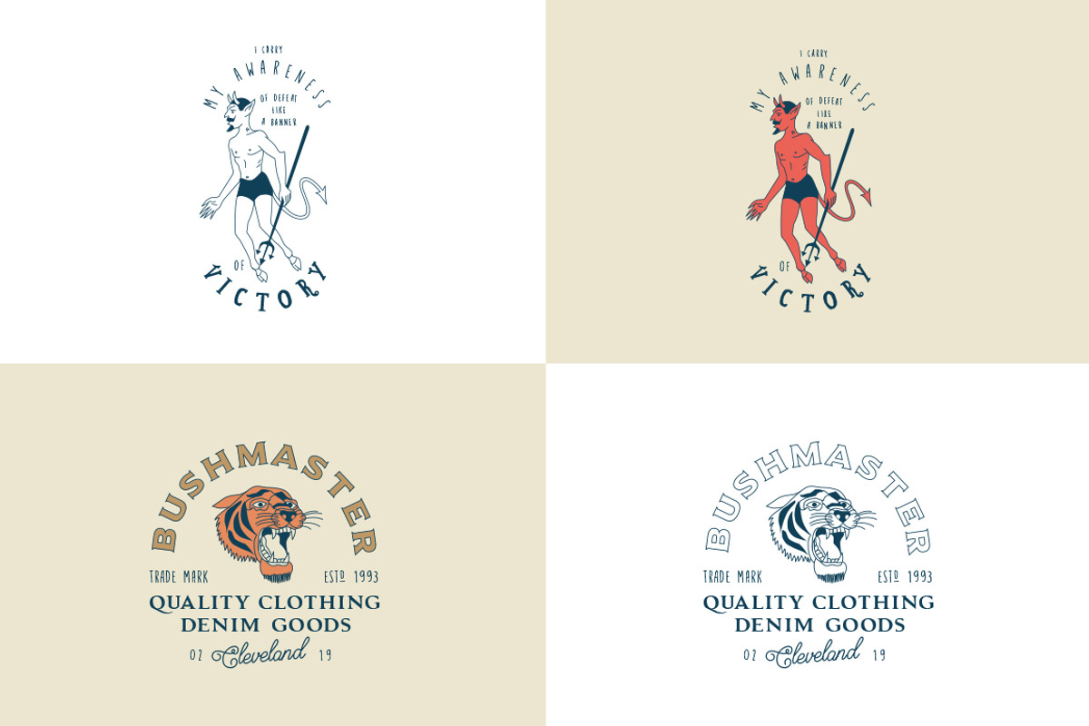 16 Hipster Logo Templates, a Branding & Logo Template by Liviu (Photo 2 of 13)
