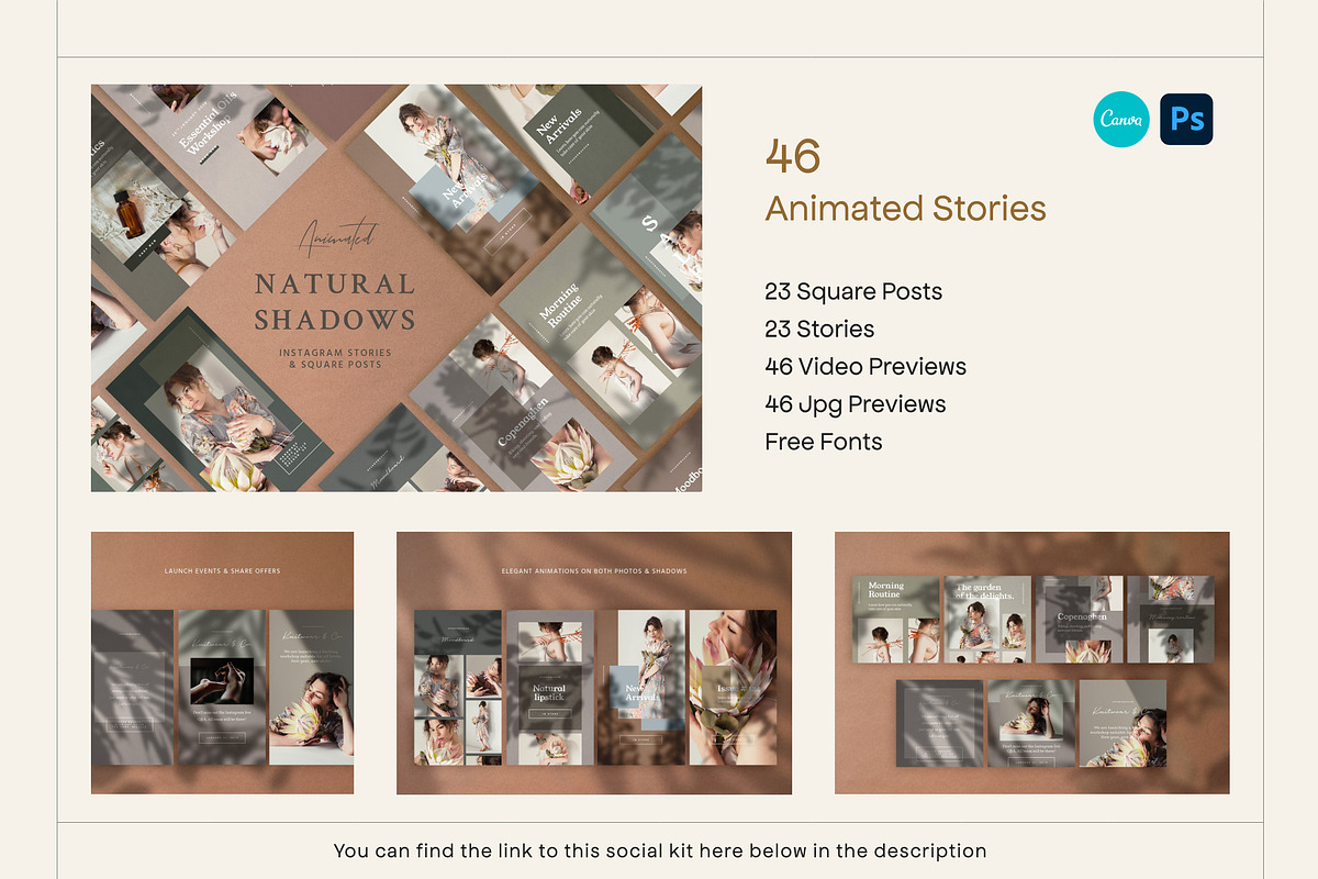 SALE! Social Kit BUNDLE Canva and PS, a Social Media Template by Sparrow & Snow (Photo 16 of 20)