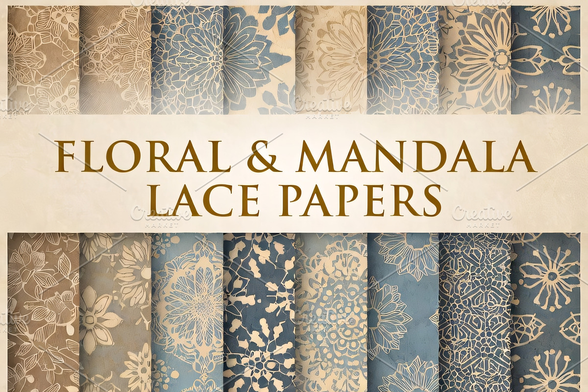 Botanical Lace & Magical Textures, a Texture Graphic by ETARA by Mea Hau (Photo 4 of 34)