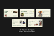 Cream Green Modern Company Profile, a Presentation Template by Claymoon Lab (Thumbnail 4 of 4)