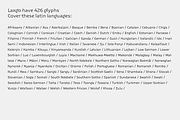 RNS Laxgo, a Sans Serif Font by RNS Fonts (Thumbnail 9 of 9)