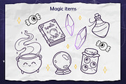Halloween Procreate Stamp Brushes, a Decorative Illustration by InkPrintsTattoo (Thumbnail 5 of 9)