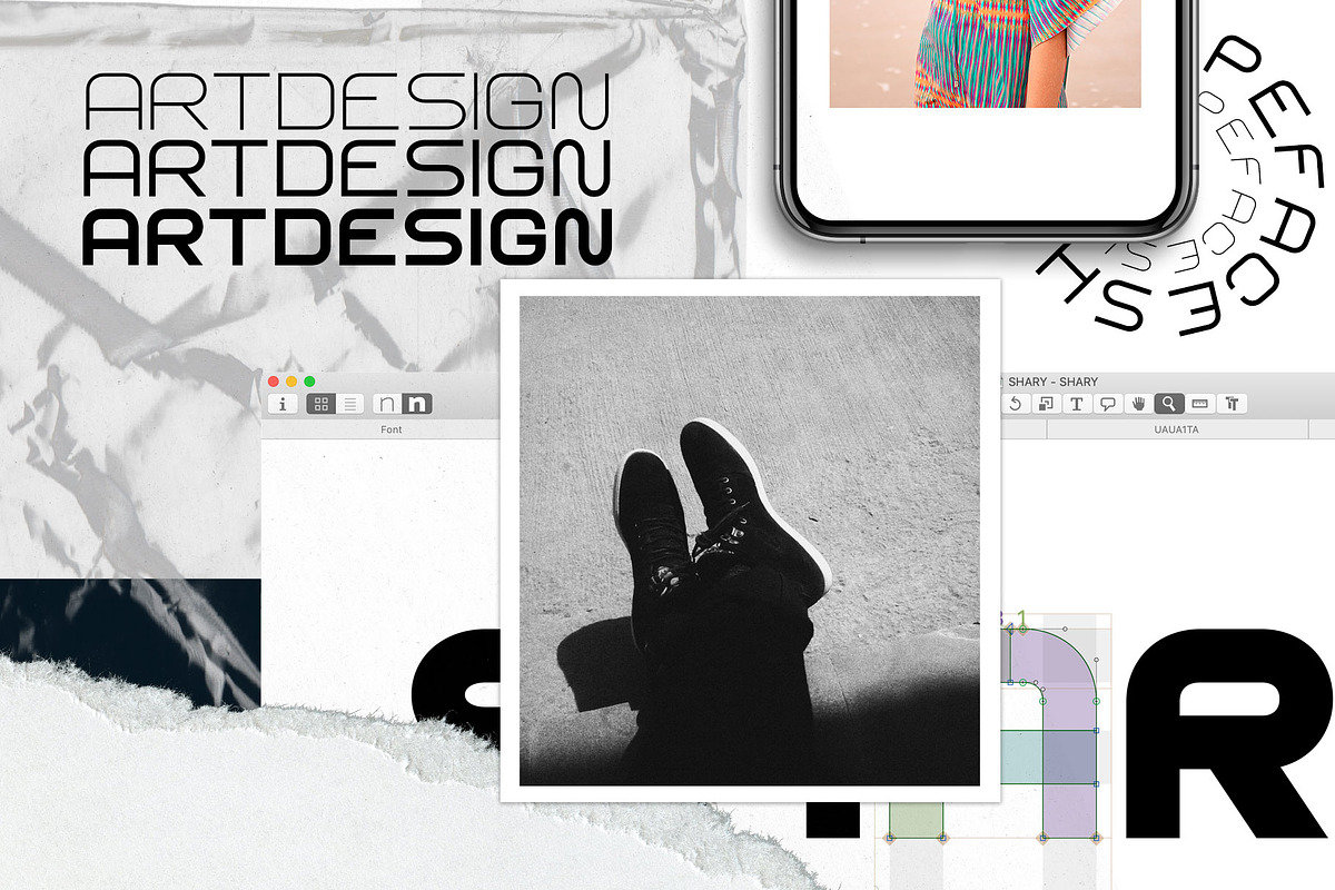 SHARY, a Font by alit design