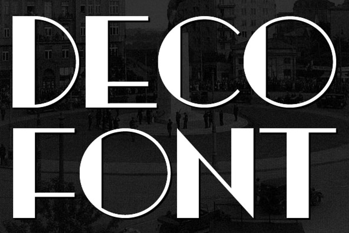 Warszawa Deco, a Font by Brendan Ciecko (Photo 5 of 5)