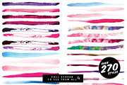 Power Paint Illustrator Brushes, a Brush Add-On by MarkieAnn Creative (Thumbnail 2 of 7)
